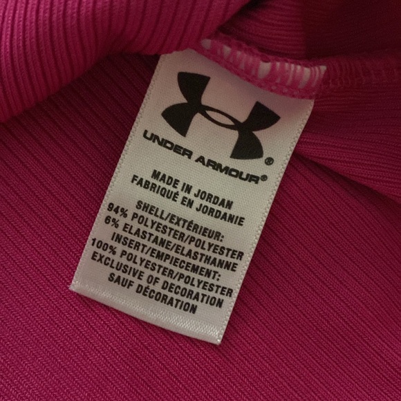 Under Armour Heat Gear Solid Purple/Pink Tank Top Workout - Picture 11 of 12